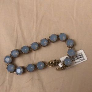 Light Blue Rhinestone J. Crew bracelet